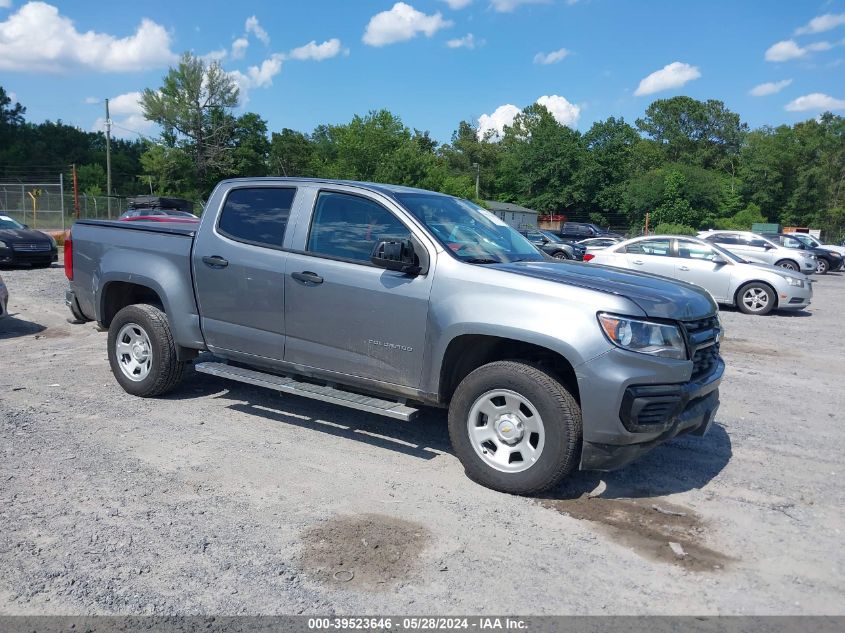 2022 CHEVROLET COLORADO 2WD  SHORT BOX WT