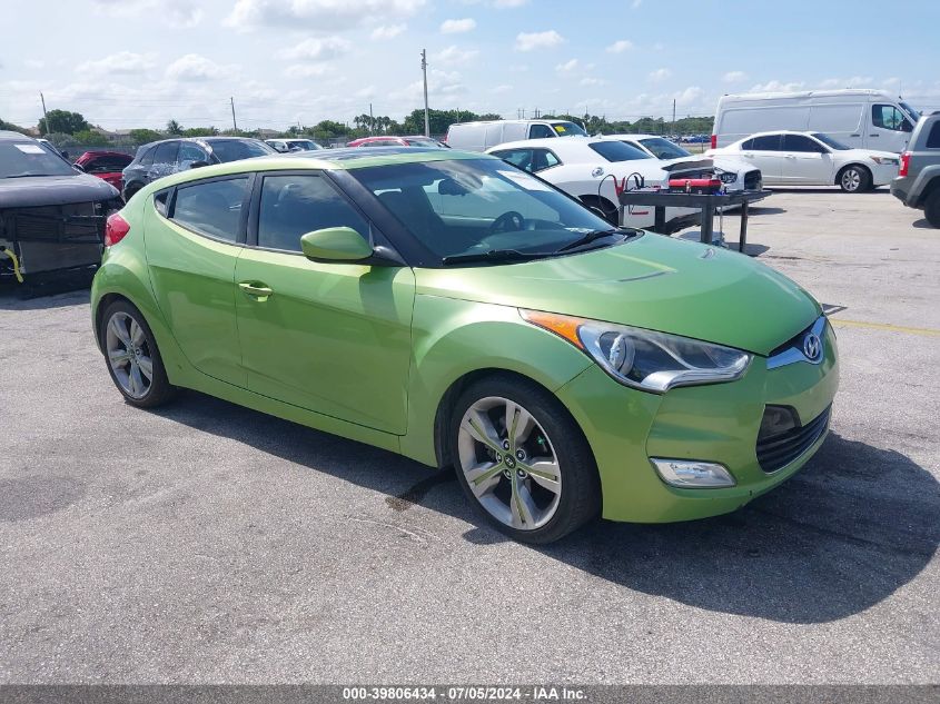 2012 HYUNDAI VELOSTER BASE W/BLACK