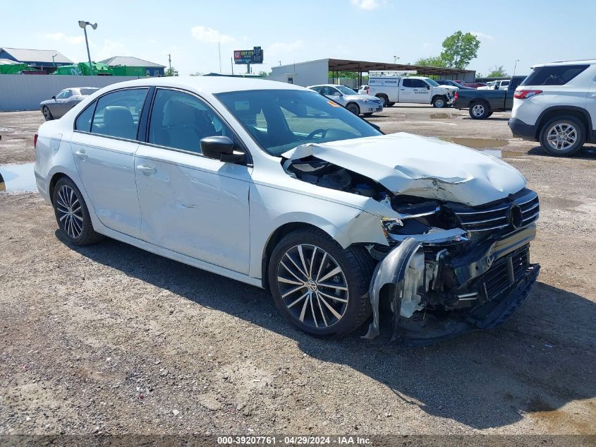 2016 VOLKSWAGEN JETTA 1.8T SPORT