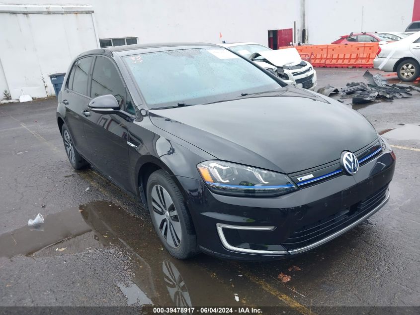 2016 VOLKSWAGEN E-GOLF SEL PREMIUM