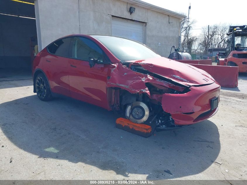 2021 TESLA MODEL Y LONG RANGE DUAL MOTOR ALL-WHEEL DRIVE