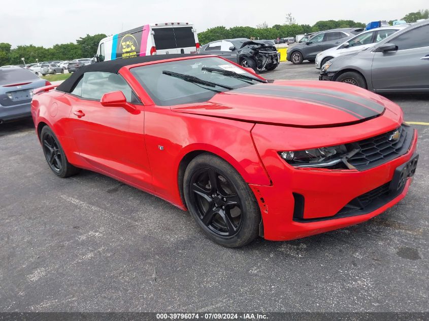 2020 CHEVROLET CAMARO RWD  1LT