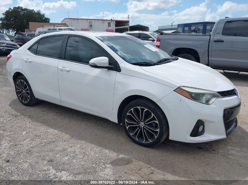 2015 TOYOTA COROLLA S PLUS