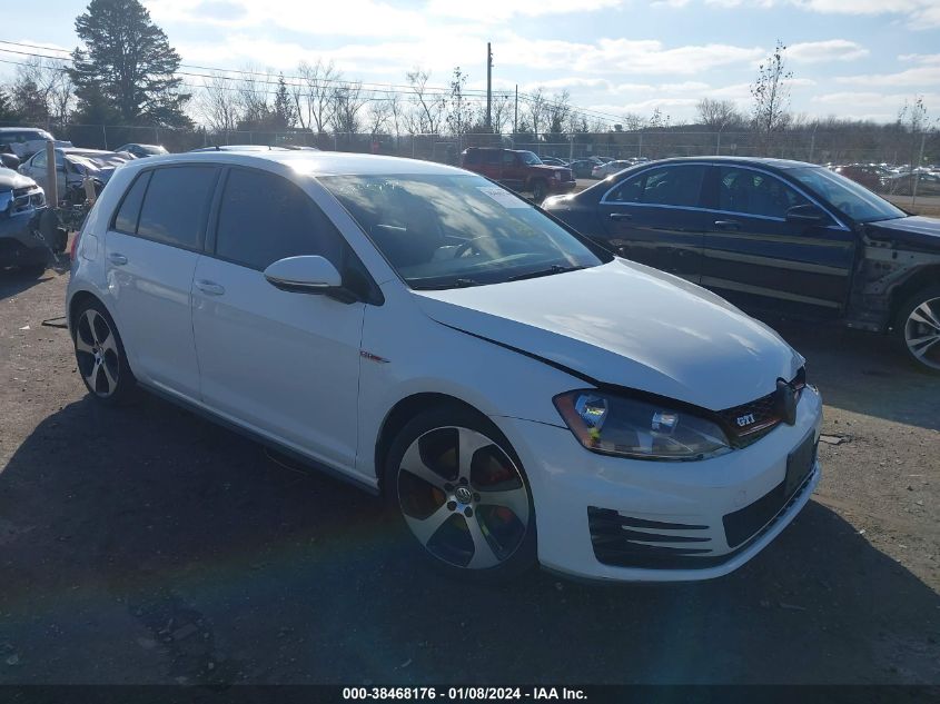 2015 VOLKSWAGEN GOLF GTI 2.0T S 4-DOOR