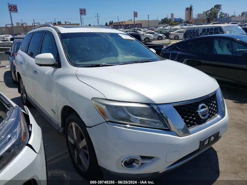 2014 NISSAN PATHFINDER HYBRID PLATINUM