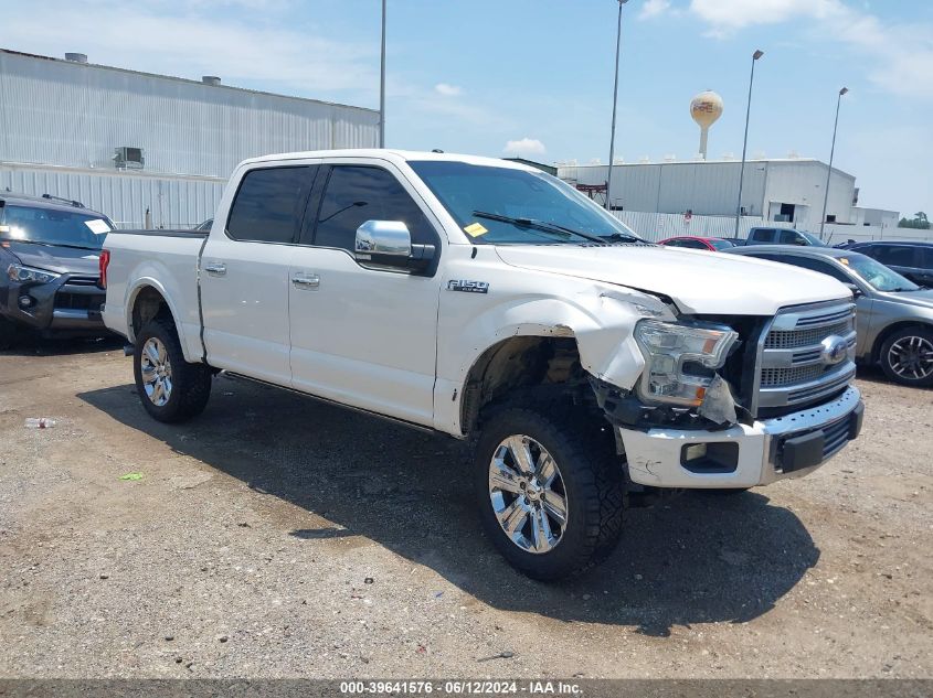 2015 FORD F-150 PLATINUM