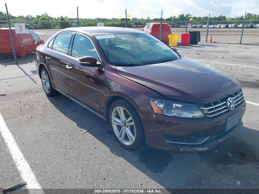 2014 VOLKSWAGEN PASSAT 2.0L TDI SE