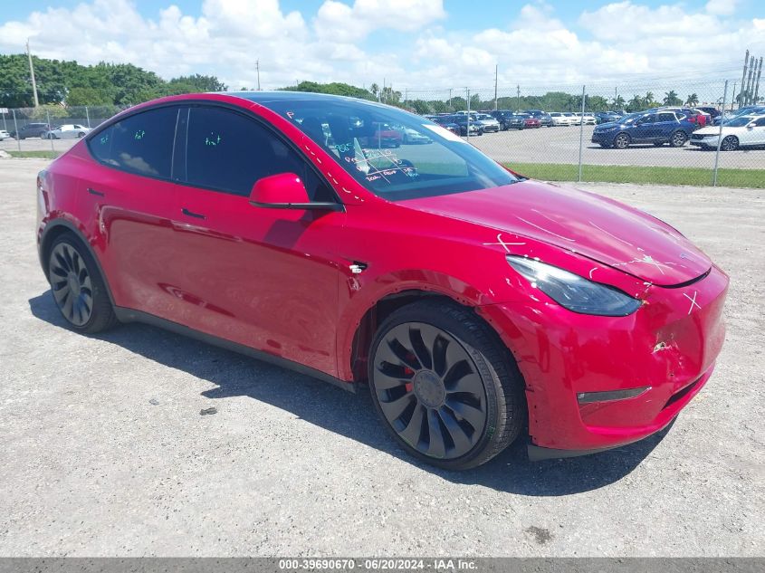 2023 TESLA MODEL Y AWD/PERFORMANCE DUAL MOTOR ALL-WHEEL DRIVE