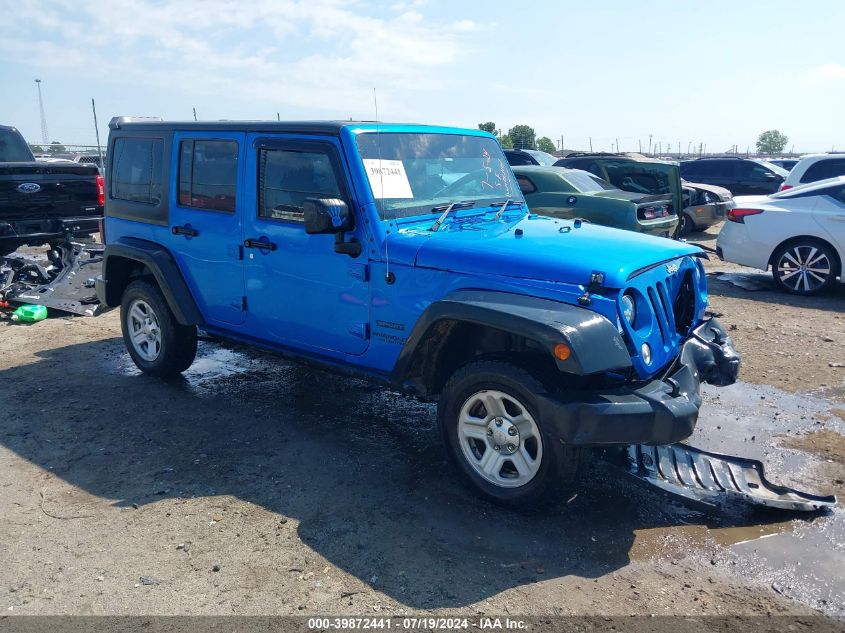 2016 JEEP WRANGLER UNLIMITED SPORT RHD