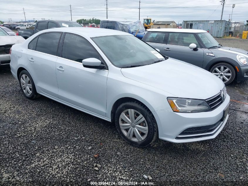 2017 VOLKSWAGEN JETTA 1.4T S