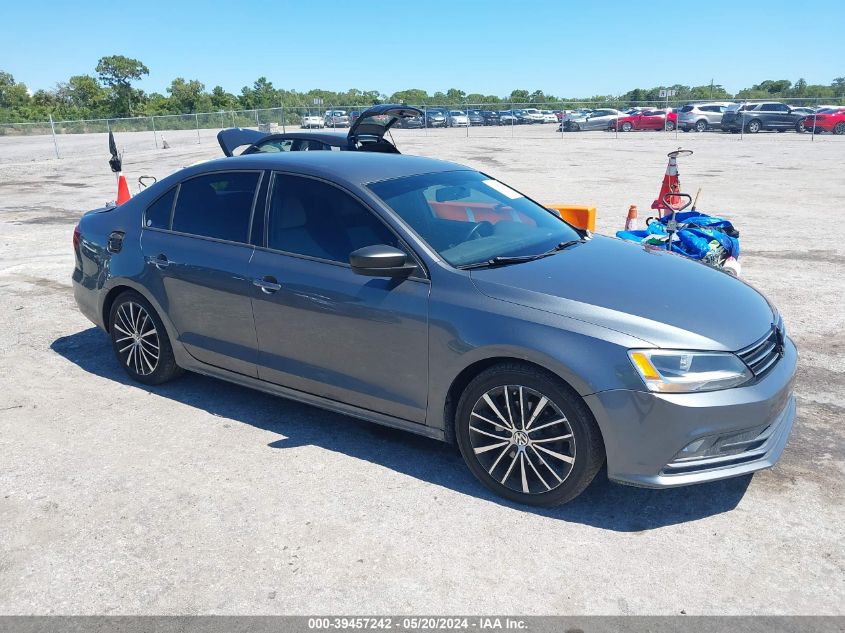 2015 VOLKSWAGEN JETTA 1.8T SPORT