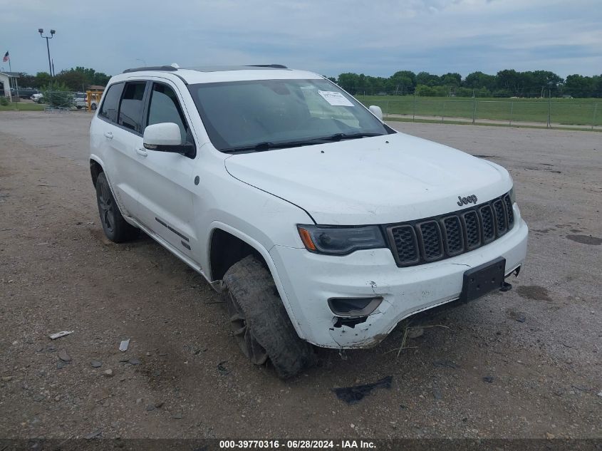 2017 JEEP GRAND CHEROKEE LIMITED 75TH ANNIVERSARY EDITION 4X4