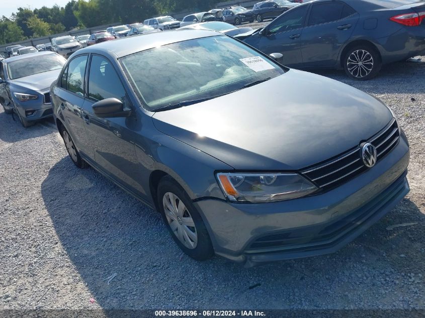 2016 VOLKSWAGEN JETTA S