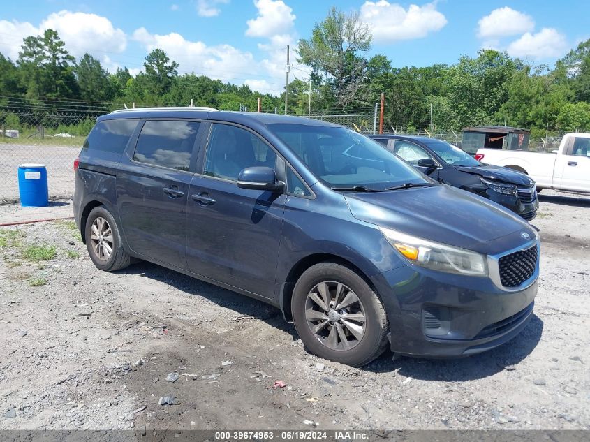 2016 KIA SEDONA LX