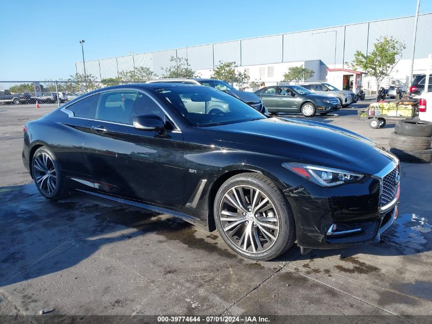 2018 INFINITI Q60 2.0T LUXE