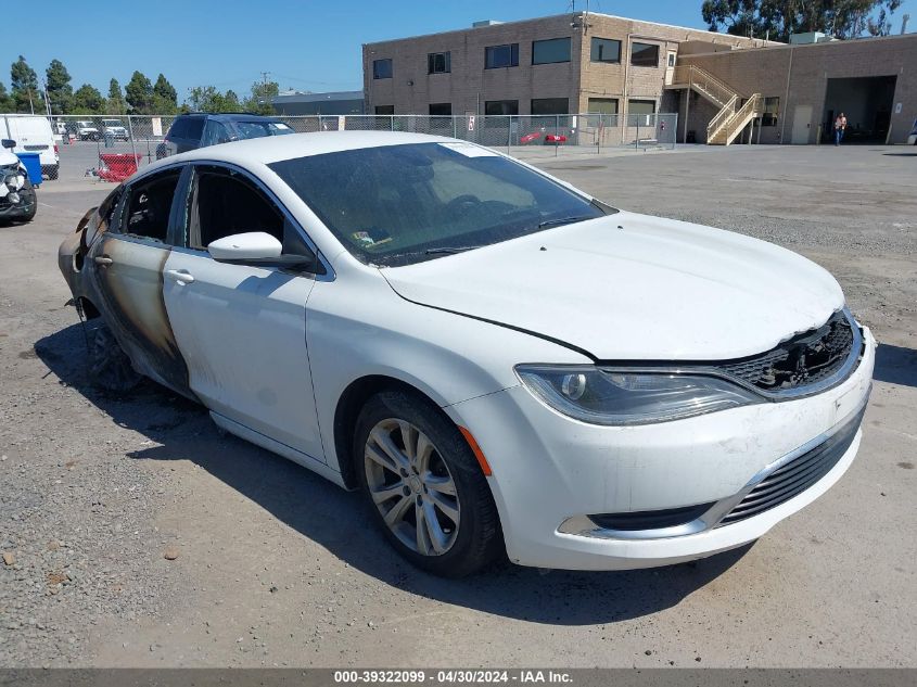 2015 CHRYSLER 200 LIMITED