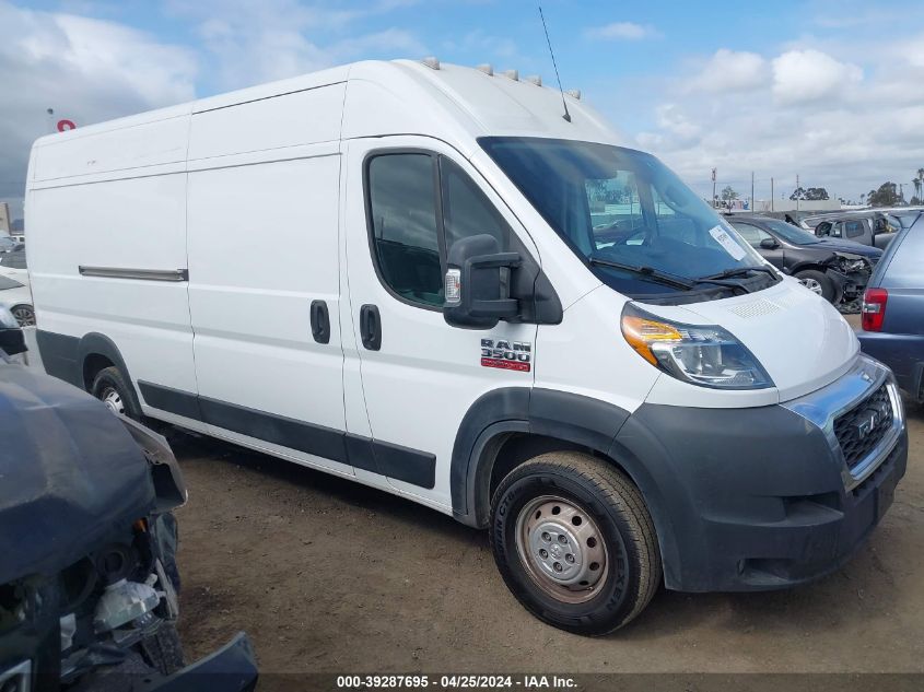 2019 RAM PROMASTER 3500 CARGO VAN HIGH ROOF 159 WB EXT