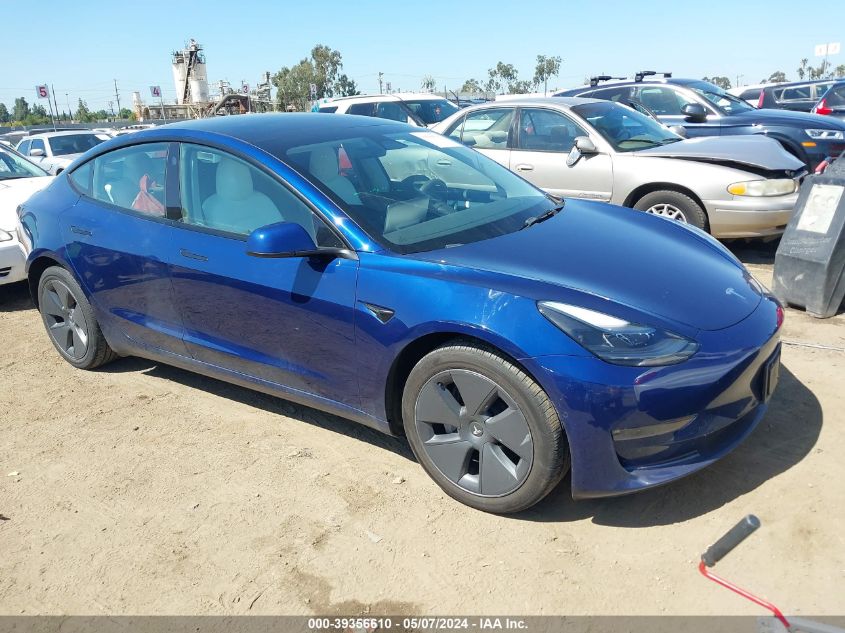 2022 TESLA MODEL 3 LONG RANGE DUAL MOTOR ALL-WHEEL DRIVE