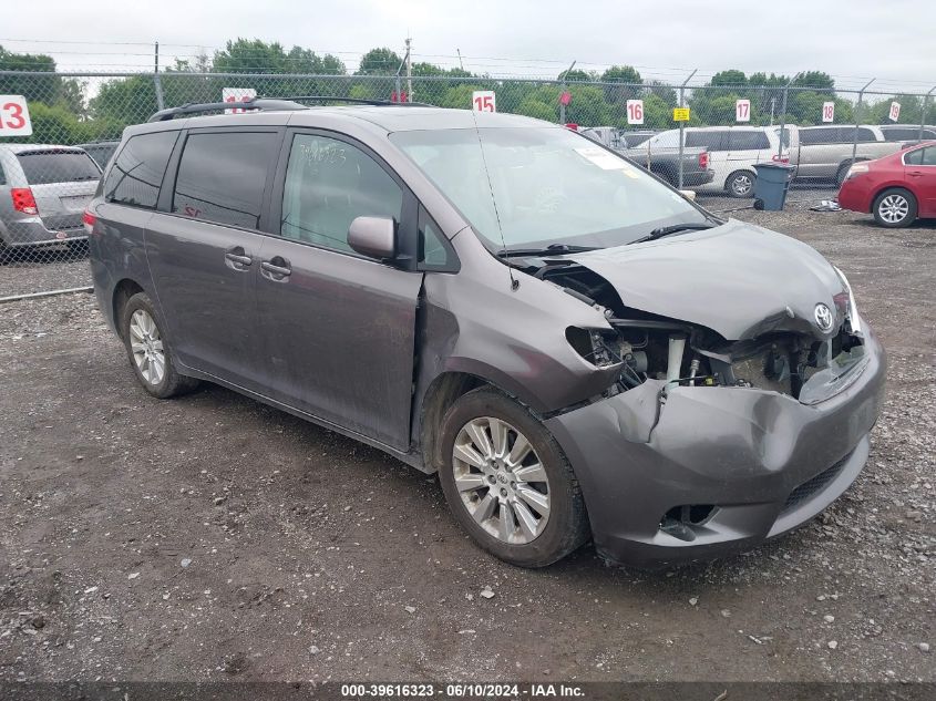 2012 TOYOTA SIENNA XLE 7 PASSENGER