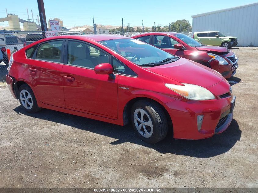 2013 TOYOTA PRIUS THREE