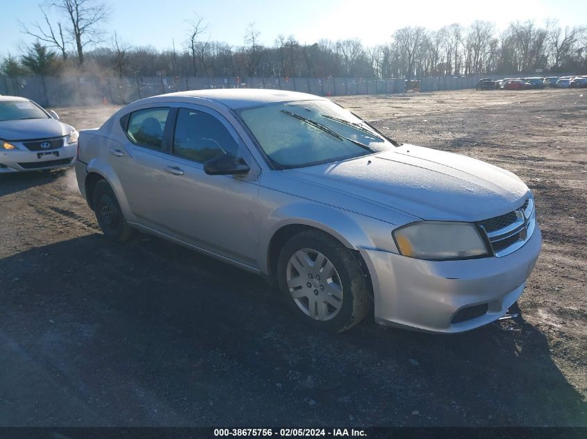 2012 DODGE AVENGER SE