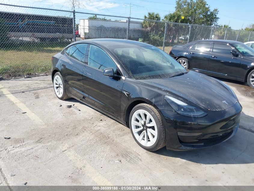 2023 TESLA MODEL 3 REAR-WHEEL DRIVE