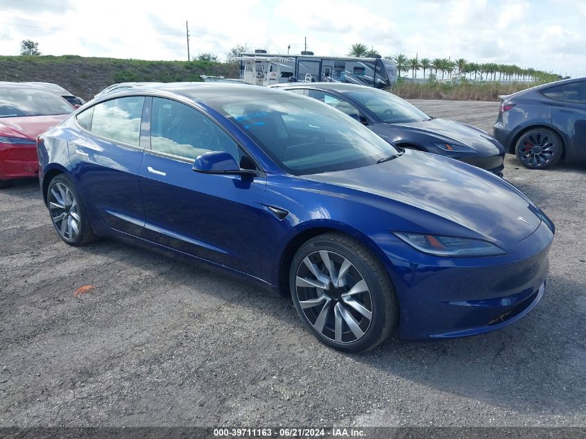 2024 TESLA MODEL 3 REAR-WHEEL DRIVE