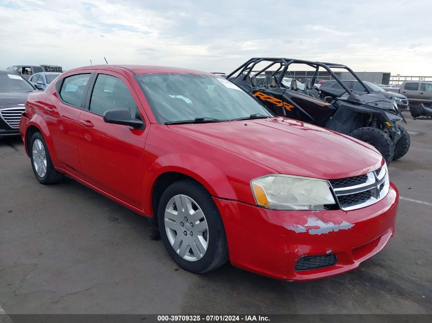 2012 DODGE AVENGER SE