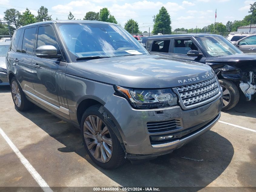 2015 LAND ROVER RANGE ROVER 5.0L V8 SUPERCHARGED