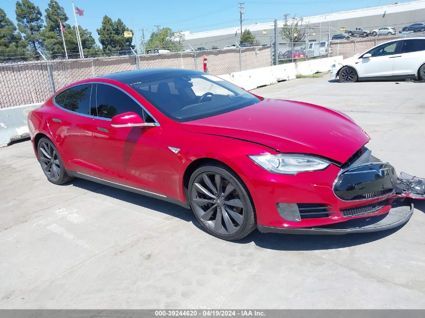 2014 TESLA MODEL S P85