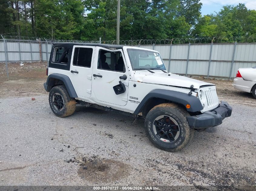 2017 JEEP WRANGLER UNLIMITED SPORT 4X4