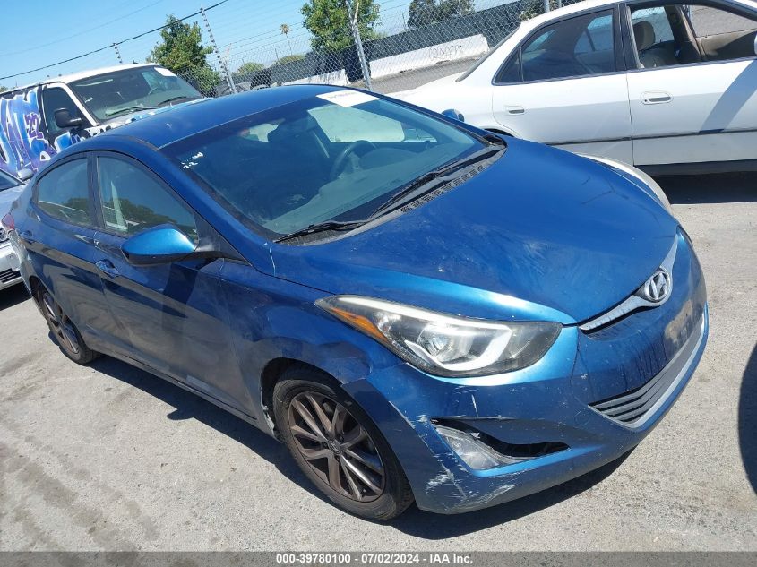 2015 HYUNDAI ELANTRA SE