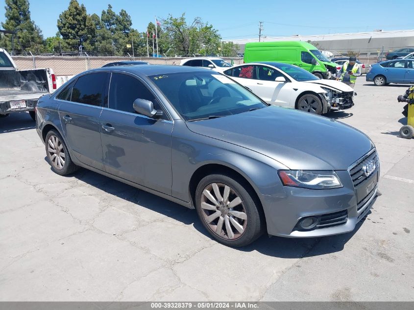 2012 AUDI A4 2.0T PREMIUM