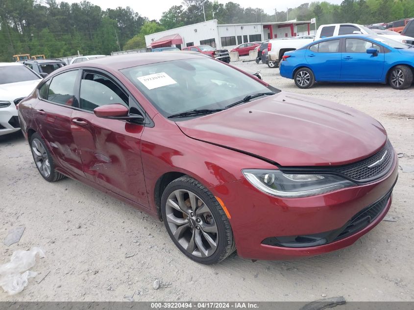 2016 CHRYSLER 200 S