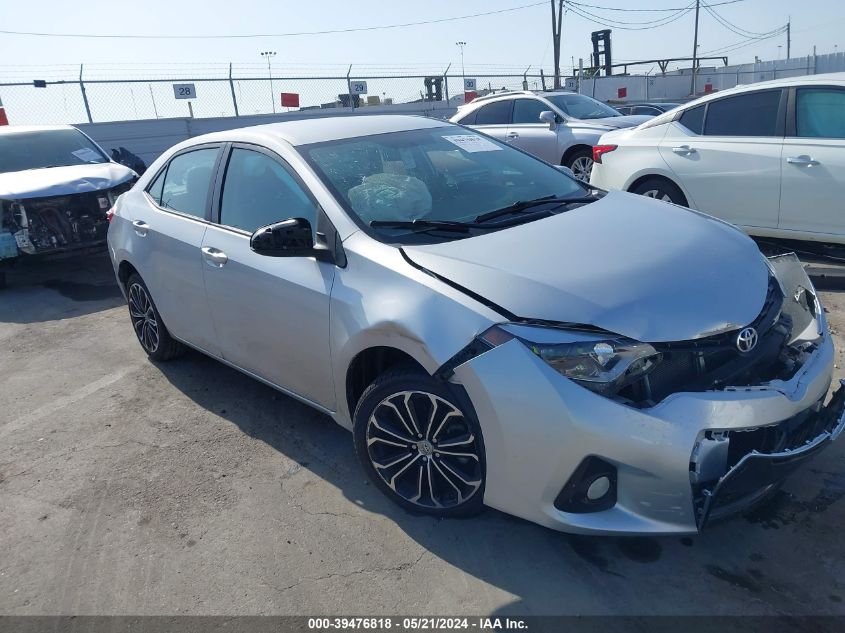 2016 TOYOTA COROLLA S PLUS