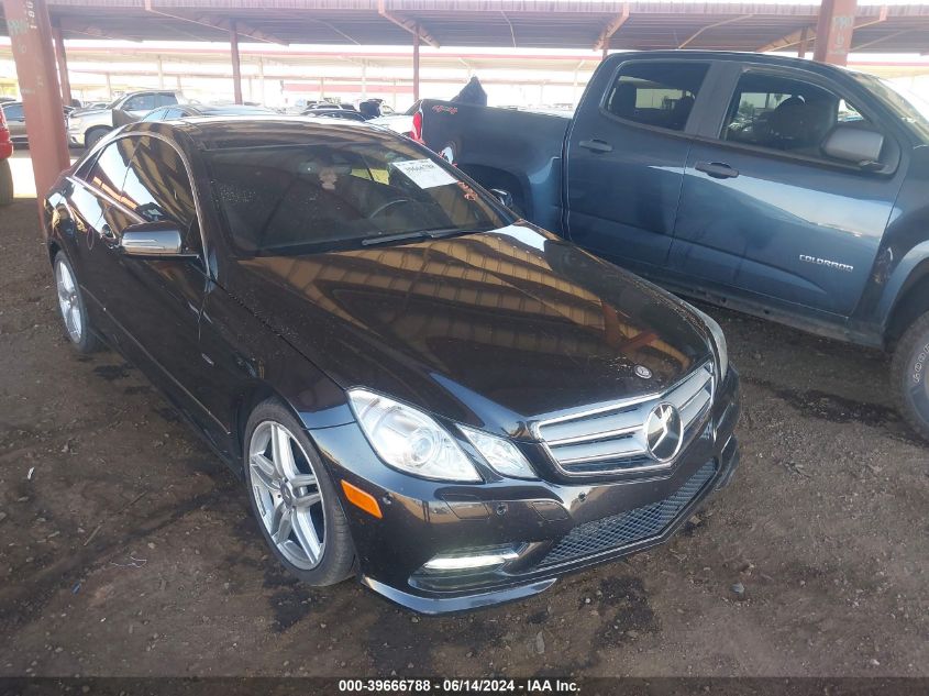 2012 MERCEDES-BENZ E 550 550