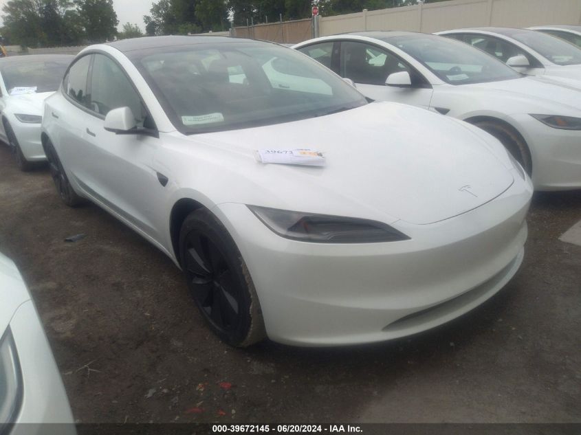 2024 TESLA MODEL 3