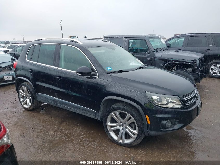 2013 VOLKSWAGEN TIGUAN S/SE/SEL