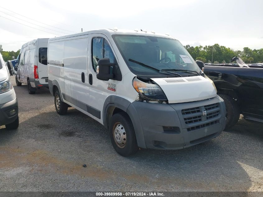 2016 RAM PROMASTER 1500 LOW ROOF