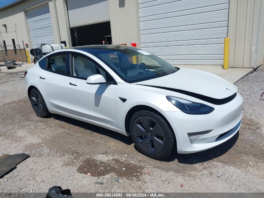 2022 TESLA MODEL 3 LONG RANGE DUAL MOTOR ALL-WHEEL DRIVE