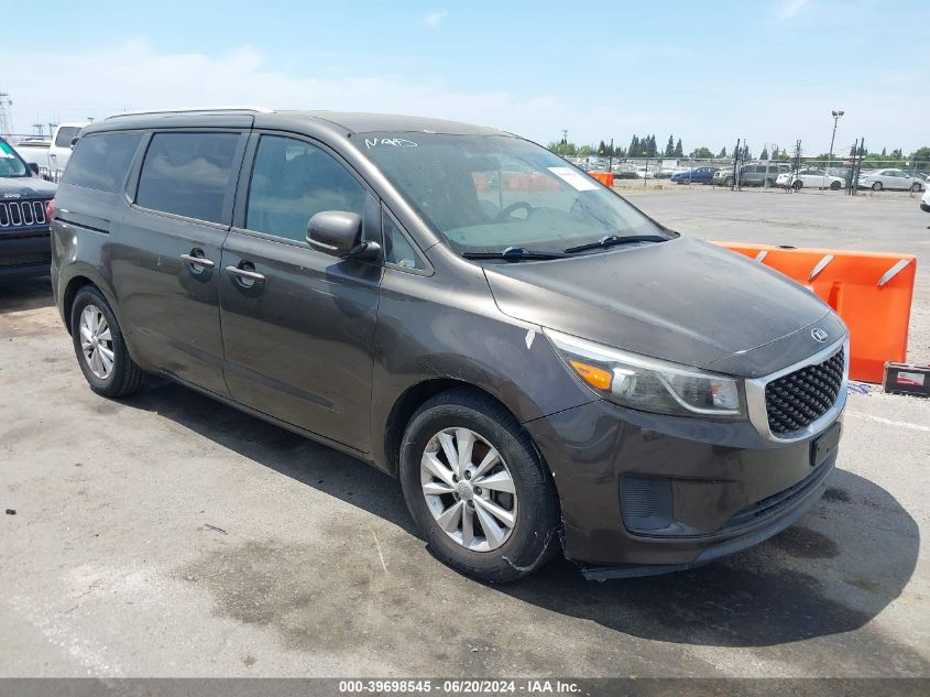 2016 KIA SEDONA LX