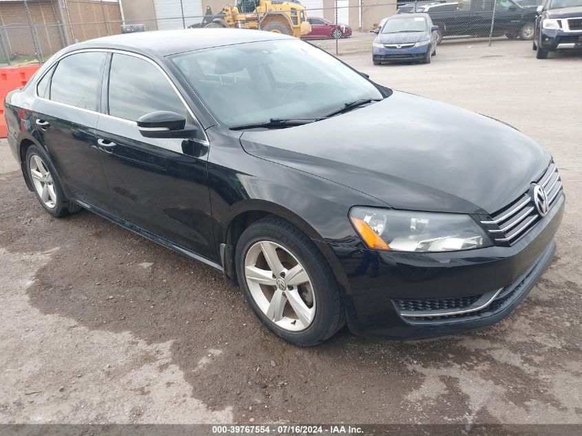 2013 VOLKSWAGEN PASSAT 2.5L SE