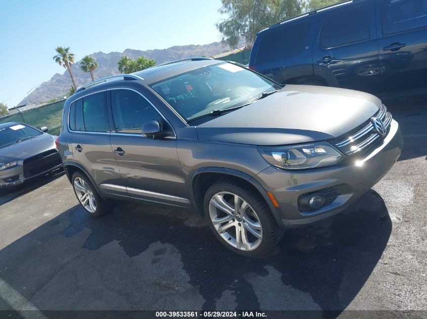 2012 VOLKSWAGEN TIGUAN SEL