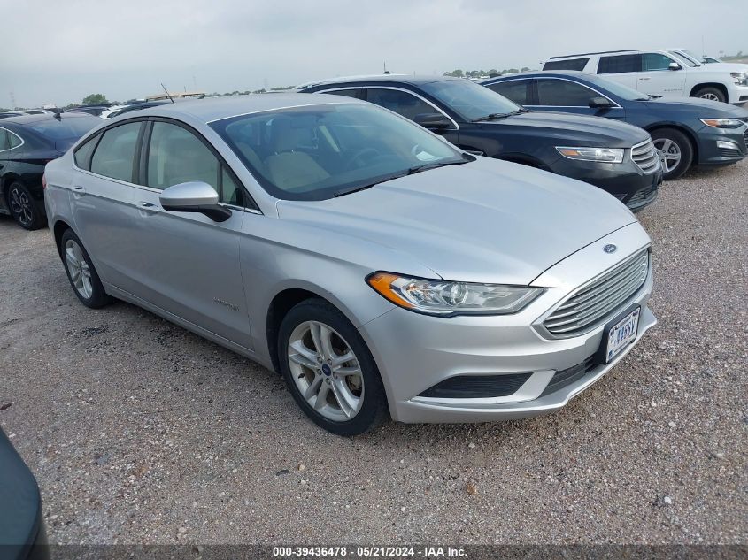 2018 FORD FUSION S HYBRID