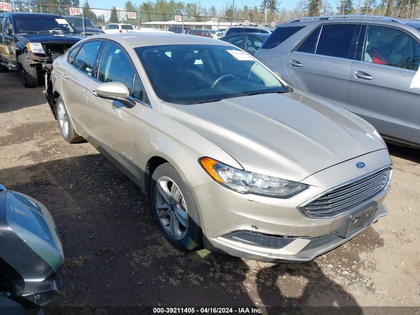 2018 FORD FUSION HYBRID SE