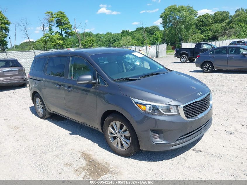 2016 KIA SEDONA LX