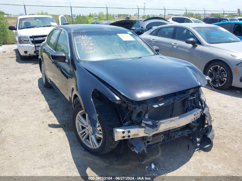 2012 INFINITI G37X