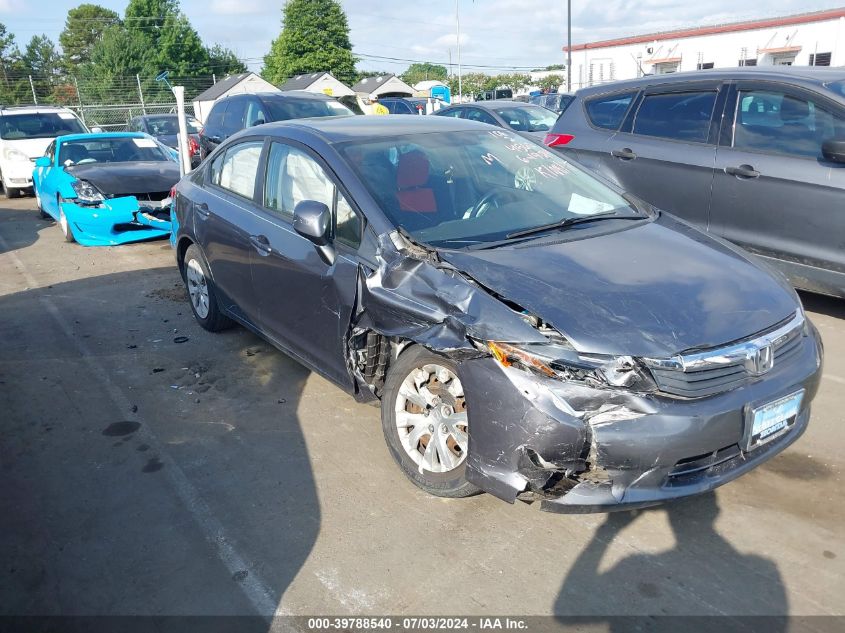 2012 HONDA CIVIC LX