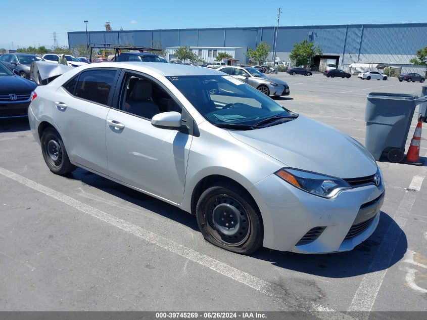 2016 TOYOTA COROLLA LE