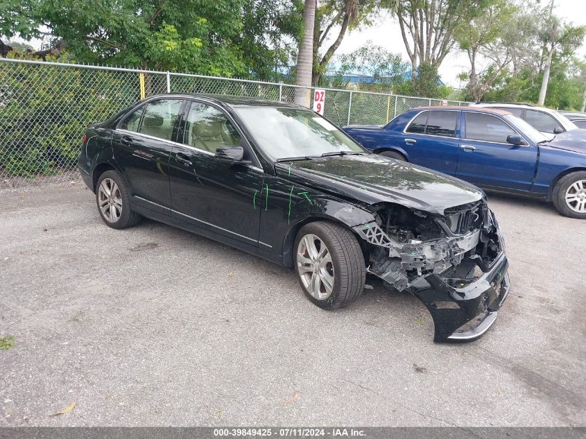 2013 MERCEDES-BENZ C 300 LUXURY 4MATIC/SPORT 4MATIC